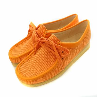 Clarks レディースモカシン（色：オレンジ系）｜シューズ