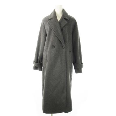 【ZARA WOMAN】 MANTECO　ダブルチェスターコート　ロング　グレー ZARA チェスターコート グレーのおすすめ人気商品一覧 通販