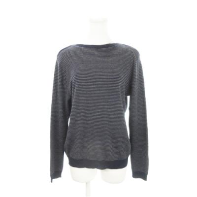 美品　ルトロワ　Letroyes ボーダー　黒 アイボリー　サイズ4 ルトロワ ニット ボーダー（メンズトップス） | ファッション の