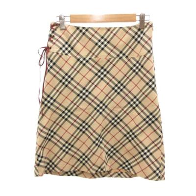‼️⭐︎Ｙ・O⭐︎‼️バーバリーブルーレーベル チェックスカート　ウエスト61 バーバリーチェック スカート（BURBERRY BLUE LABEL／レディース