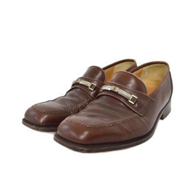 未使用品.タグ付.保存袋付✨️BALLY ビットローファー 本革 茶 US7 Bally メンズローファー｜シューズ｜ファッション おすすめ人気商品