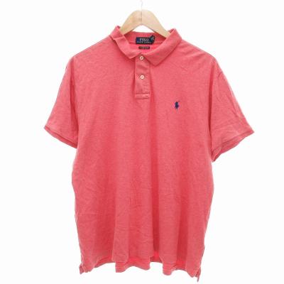 POLO RALPH LAUREN メンズポロシャツ（色：ピンク系）｜トップス