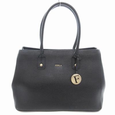 FURLA フルラ　ハンドバッグ　黒　チャーム FURLA 【72時間限定ポイント5％】フルラ バッグ ハンドバッグ