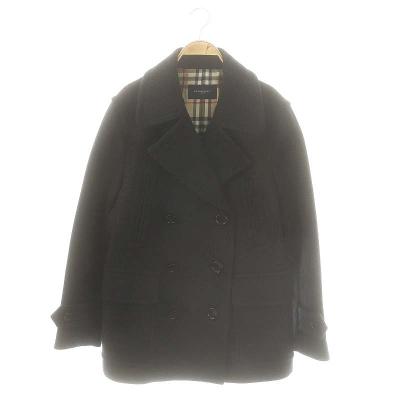 バーバリーズＰコート　レディース BURBERRY バーバリー シルク混ジャケット ピーコート ベージュ系