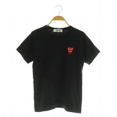 美品　コムデギャルソンTシャツ コムデギャルソンCOMME des GARCONS ボタンロゴデザインTシャツ