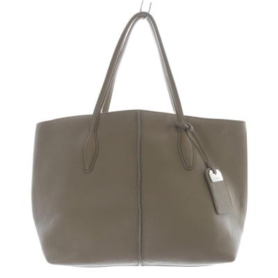 トッズ　 トートバッグ　レザー　ジョイ グレー　レディースバッグ TOD’S TOD'S トッズ トートバッグ ジョイ グレー レザー A4 大容量