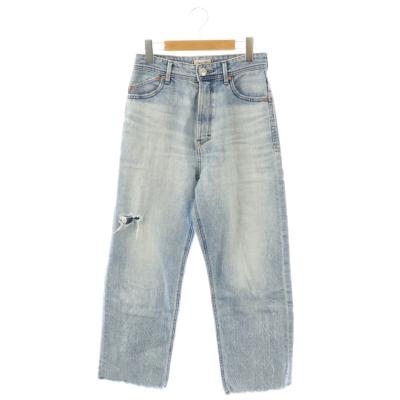 【美品】カイタックインターナショナル プリズム デニム 30 高級 高品質 春夏 FULL PAY DENIM OVERALL 40S 「月桂樹ボタン、リペア」｜SAFARI