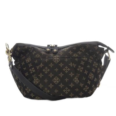 新品限定⭐ラシット✫本革×ナイロン モノグラム ショルダー バッグ 黑 入手困難 新品限定⭐ラシット✫本革×ナイロン モノグラム ショルダー バッグ 黑