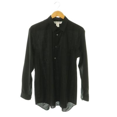 【今週限定価格】COMME des GARCONS Mサイズ　黒　シャツ　モード コムデギャルソン ブラック サイズ感（メンズファッション