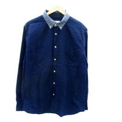 ikka イッカ スクエアブラウス ネイビー M 中古 ikka イッカ スクエアブラウス ネイビー M 中古