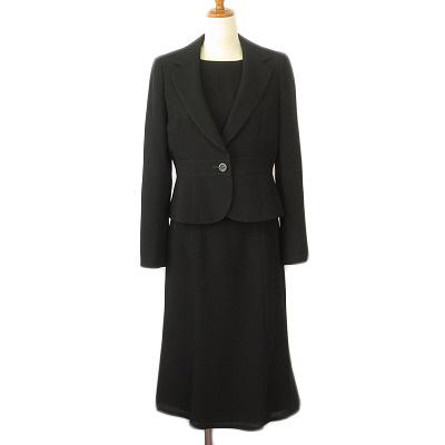 【美品】マリクレールmarie claire Forum 高級ブラックフォーマル 美品】マリクレールmarie claire Forum 高級ブラックフォーマル