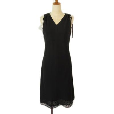 コムサ ワンピース 黒(COMME CA ISM)(サイズ(S/M/L):M)の コムサ ワンピース 黒(COMME CA ISM)(サイズ(S/M/L):M)の