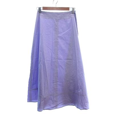 紫 ロングスカート（ファッション）（サイズ（S/M/L）：～SS(XS)）の  