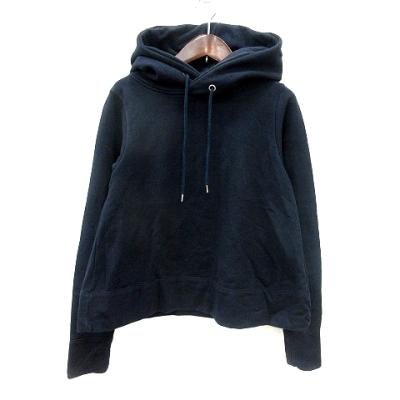 アパルトモン 別注 アメリカーナ■Aライン ミニ パーカー■黒 ブラック AMERICANA アメリカーナ MINI ZIP PARKER バックプリント ミニ ジップ