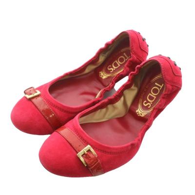 TOD'S バレエシューズ（シューズ素材：スエード）｜シューズ