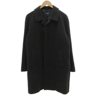 REGAL（リーガル） ステンカラーコート M 黒 ブラック 無地 /SJ □GY58