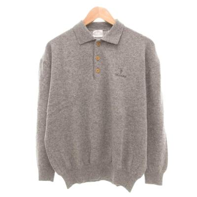 TRUSSARDI　ニット　カシミヤ100%　厚手　ヘンリーネック　ロゴ刺繍 トラサルディ セーターのおすすめ人気商品一覧 通販 - Yahoo!ショッピング