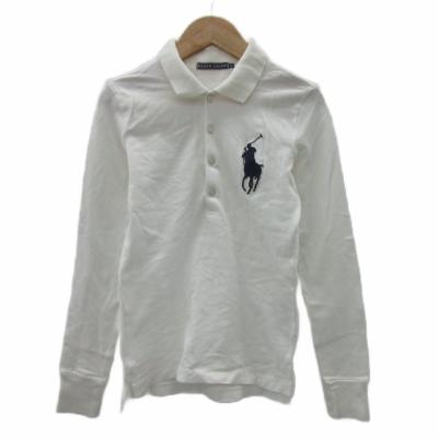 人気 POLO RALPHLAUREN ラルフローレン 長袖 ポロシャツ XL白 人気 POLO RALPHLAUREN ラルフローレン 長袖 ポロシャツ XL白 アール