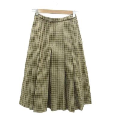 千鳥格子 スカート（色：ベージュ系）の商品一覧 通販 - Yahoo