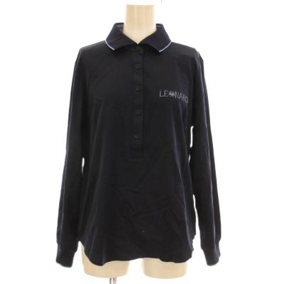 美品　LEONARD SPORT 長袖Tシャツ 40 黒 LEONARD レディースTシャツ、カットソー｜トップス｜ファッション