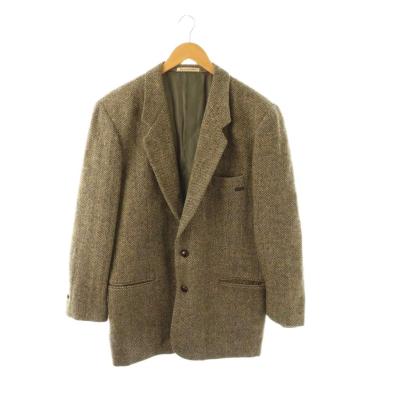 【美品】papas パパス メンズジャケット ウール100% 中古・古着通販】PAPAS (パパス) ウールジャケット ブラウン サイズ:L