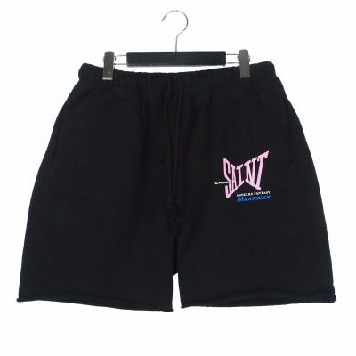 【極美品/メンズM】SAINT Mxxxxxx セントマイケル ハーフ パンツ s（SAINT Mxxxxxx／メンズショート、ハーフパンツ）（性別：メンズ