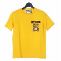 中古 未使用品 モスキーノ MOSCHINO 20SS ロゴ プリント Tシャツ 