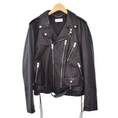 SAINT LAURENT サンローラン エディ期 エンブロイダリ ライダース Oversized L01 look エディ期サンローランのライダースL01 ブランドの