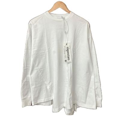ナゴンスタンス 24SS ソフト天竺 ドロストバルーン T/SH カットソー M nagonstans(ナゴンスタンス)｜ソフト天竺 Curve T/SH Tシャツ/Salt の