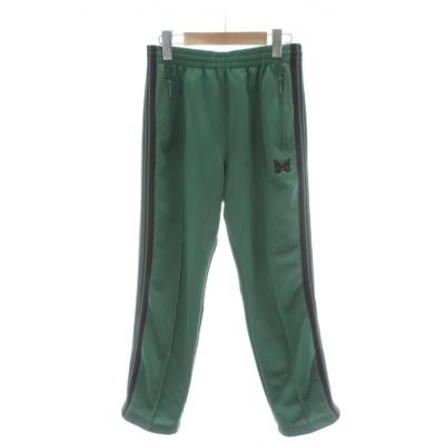 Needles トラックパンツ グリーン サイドライン 美品 ストリート 人気色 Needles（ニードルス） ニードルズ Narrow Track Pant トラックパンツ