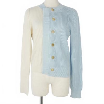 MM6 Maison Margiela　新品　未使用　バイカラー　カーディガン Maison Margiela (メゾンマルジェラ) バイカラーニットカーディガン を