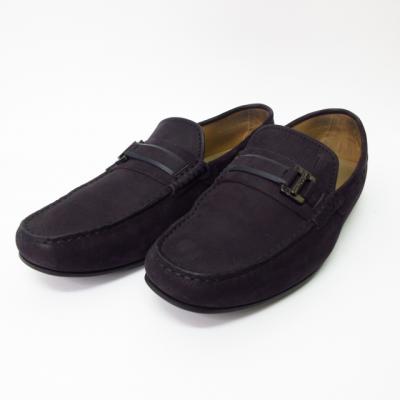 【新品同様】TOD'S スウェード レザー ドライビングシューズ 7.5 TOD'S トッズ × フェラーリ スウェードレザー ドライビング