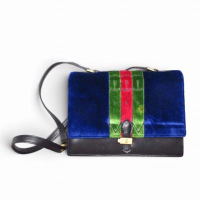 極美品】ロベルタディカメリーノ 2WAY ショルダーバッグ ベルベット R 