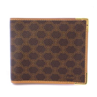 【極美品】CELINE 二つ折り財布 ベージュ レッド レディース メンズ CELINE レディース二つ折り財布｜財布｜ファッション おすすめ
