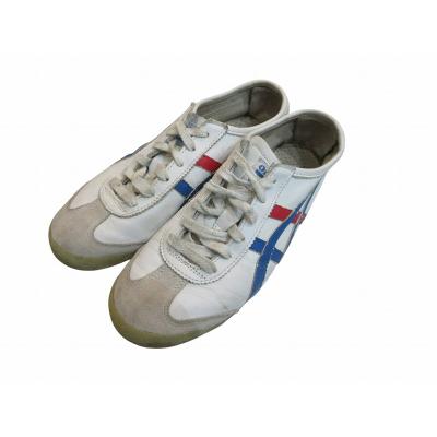 Onitsuka Tiger スニーカー ホワイト/ターコイズ　24.5 オニツカタイガー（ファッション）（サイズ（cm）：24.5cm）の商品一覧