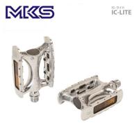 (即納)MKS 三ヶ島 ペダル IC-LITE IC-ライト シルバー (左右ペア)(PDL17601)(4560369001255) | 自転車館びーくる