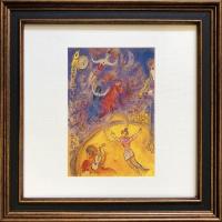 名画 Chagall マルク・シャガール サーカス 美工社 24×24×2cm 額装品 | 雑貨&アートの通販店 ベルコモン