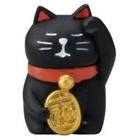 マスコット うとうと招き猫 FUKU 福 MONO 黒猫 デコレ concombre インテリア プレゼント かわいい | 雑貨&アートの通販店 ベルコモン