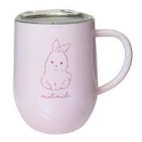 マグカップ 蓋付きステンレスマグ 320ml ミリミリ ウサギ クーリア プレゼント かわいい | 雑貨&アートの通販店 ベルコモン