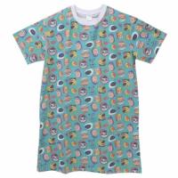 Tシャツ ロング T-SHIRTS ピクサー フェイス パターン スモールプラネット 半袖 | 雑貨&アートの通販店 ベルコモン