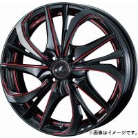 個人宅発送可能 ウエッズ Weds 15×4.5J +45 4穴 PCD100 BK/SC(RED) ホイール 1本 LEONIS TE レオニス・ティーイー (38740) | VENUS-NEW-STYLE