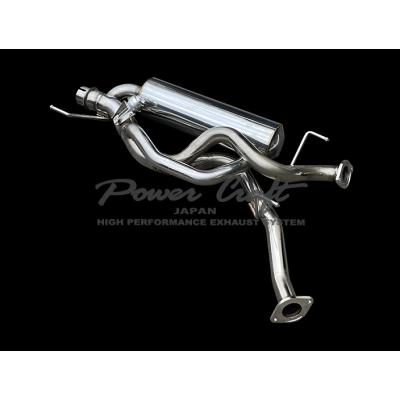 パワークラフト 可変バルブ マフラー センターパイプ リアピース セットデュアル パワークラフト 可変バルブ マフラー センターパイプ リアピース