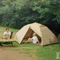 DOD テント 5人用 ファミリーテント デイキャンプ フライシート付き ワンタッチ構造 ポリエステル アウトドア わがやのテントL T5-869-TN タン メーカー直送 | べりはやっ!ヤフー店