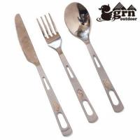 ナイフ キャンプ用 カトラリーセット 洋食キャンプ飯用 ジーアールエヌアウトドア grn outdoor GO2428F GO-HANSET（YO-）（SILVER） 送料無料 | べりはやっ!ヤフー店