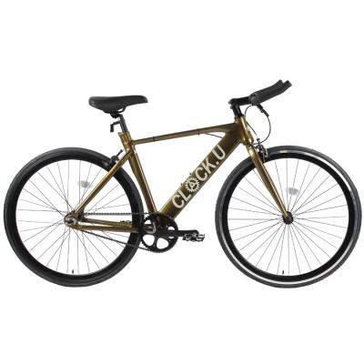 ピストバイク、シングル（色：シルバー系）｜自転車車体｜自転車