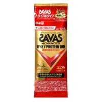 ザバス（SAVAS）（メンズ、レディース）ホエイプロテイン100 ココア味 トライアルタイプ 10.5g 1/2食分 2631937 | VictoriaGolf Yahoo!店