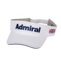 アドミラル ゴルフ（Admiral GOLF）（メンズ）ゴルフ バイザー ロゴ刺しゅうベーシック ADMB324F-WHT | VictoriaGolf Yahoo!店