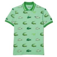 ラコステ（LACOSTE）（メンズ）ゴルフウェア ウルトラドライ 総柄ポロシャツ DH5181-10-BT2 | VictoriaGolf Yahoo!店