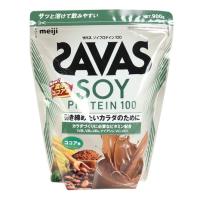 ザバス（SAVAS）（メンズ、レディース）ソイプロテイン100 ココア味 900g オリジナルシリコンブラシ付 2600040 プロテイン タンパク質 大豆プロテイン | VictoriaGolf Yahoo!店