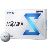 本間ゴルフ（HONMA）（メンズ）ゴルフボール TW-S 2024 BTQ2403 WH ダース(12個入り) | VictoriaGolf Yahoo!店